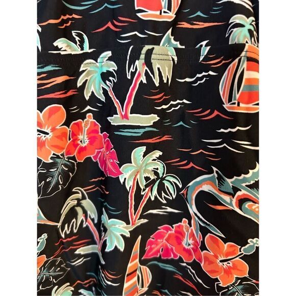 Salt Life swimsuit one piece tropical black Youth 10 nwt (0133) - Picture 5 of 6